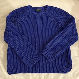 Ralph Lauren cotton sweater - blue